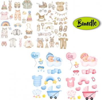 Bundle - Rub ons Baby